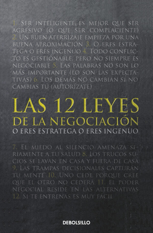 Las 12 leyes de la negociación