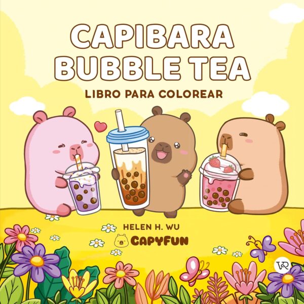 81AuhOInqPL._SL1500_ Capibara bubble tea: libro para colorear